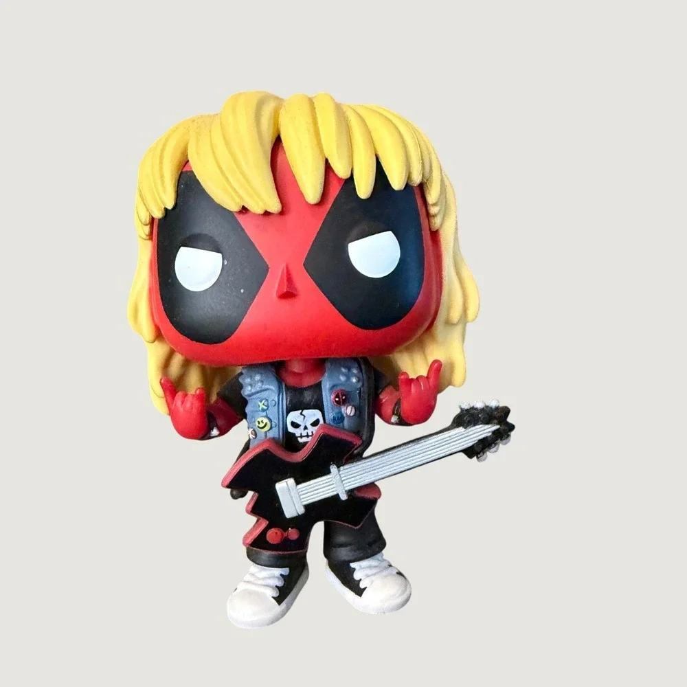 Funko‎ Pop Marvel Deadpool Heavy Metal Vinyl Figure 1343 Rocker Guitar